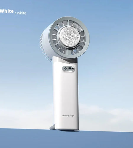 2024 Summer Gadget Handheld Turbo Jet Fan Mini Portable Ice Cold Fan Generation Brushless Motor Wind High Speed Duct Fans Violen