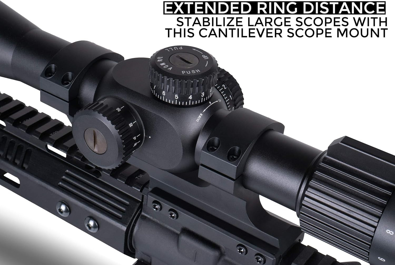 Extended Series Offset Picatinny Scope Mount