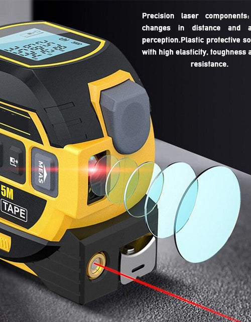 Load image into Gallery viewer, Intelligent 3In1 Laser Tape Measure Laser Rangefinder High-Precision Digital Laser Tape Range Finder Measuring Instrument Level
