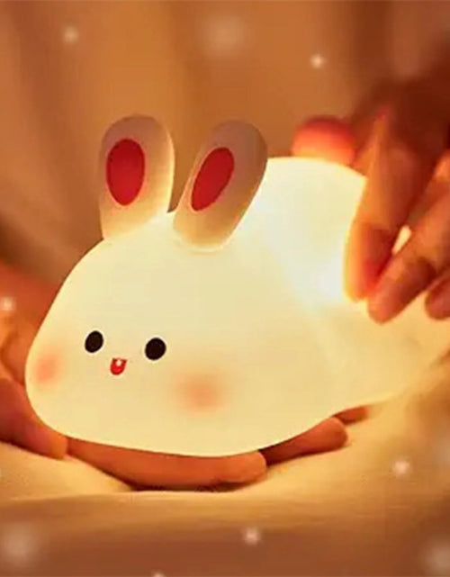 Load image into Gallery viewer, Night Light Clearance!  Night Light for Kids Bunny Lamp Rechargeable Rabbit Lamp Kids Lights for Bedroom Led Portable Night Light for Girls Boys Nursery Children Nightlight Cute Room Decor Pink
