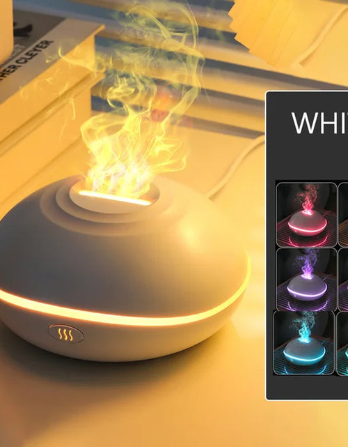 Load image into Gallery viewer, Colorful Flame Air Humidifier Aroma Diffuser Portable USB Car Aromatherapy Humidifiers Essential Oils Fragrance Diffusers
