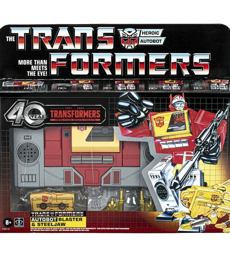 Transformers G1 40TH Anniversary Blaster & Steeljaw
