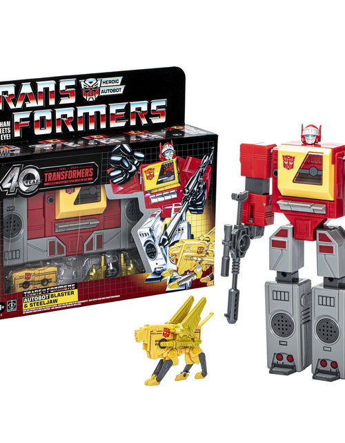 Load image into Gallery viewer, Transformers G1 40TH Anniversary Blaster &amp; Steeljaw
