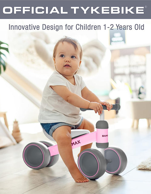 Load image into Gallery viewer, Official Tykebike® Toddler &amp; Baby Bike | Toddler &amp; Baby Balance Bike Ride on Toy | Easy Glide Wheels &amp; Safer Toddler Bike Steering | Indoor/Outdoor Baby &amp; Toddler Ride on Toys for 1+ Year Old
