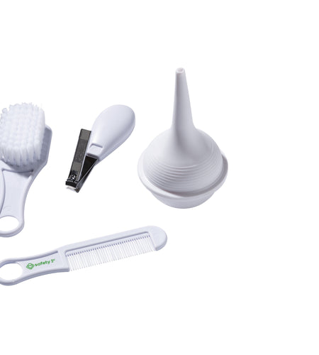 Baby Care Basics 4 Piece Infant Essentials Set, White