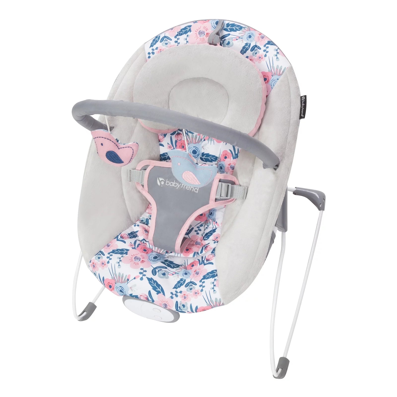 Smart Steps by  EZ Bouncer with Calming Vibration for Babies- Bluebell