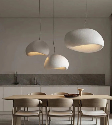 Japanese Wabi Sabi Chandelier Modern Minimalist Dining Living Room Pendant Light Bedroom Bar Designer Homestay E27 Hanghing Lamp