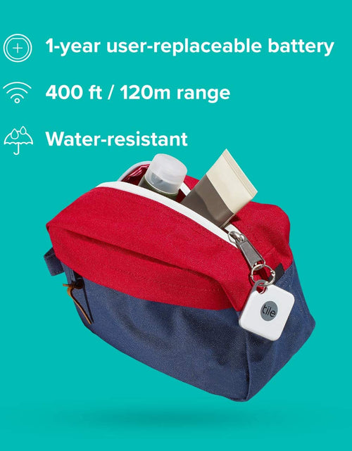 Load image into Gallery viewer, Pro (2020) 2-Pack - High Performance Bluetooth Tracker, Keys Finder and Item Locator for Keys, Bags, and More; 400 Ft Range, Water Resistance and 1 Year Replaceable Battery
