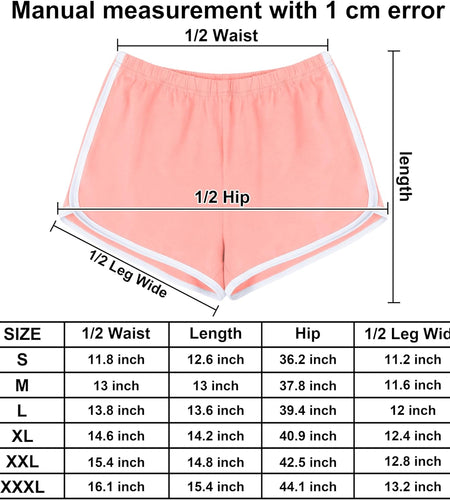 4 Pack Yoga Short Pants Cotton Sports Shorts Gym Dance Workout Shorts Dolphin Running Athletic Shorts for Women