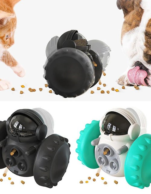 Load image into Gallery viewer, Dog Treat Leaking Toy for Small Big Dogs Tumbler Interactive Toys Puppy Cat Slow Food Feeder Dispenser IQ Training Accessories
