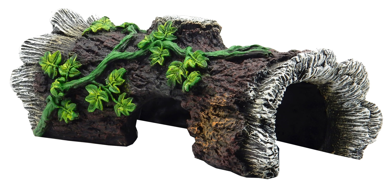 X-Large Wood Log Reptile Ornament