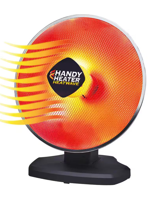 Load image into Gallery viewer, 1200-Watt Electric Oscillating Ceramic Parabolic Space Heater
