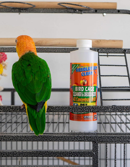 Load image into Gallery viewer, Amazing Bird Cage Cleaner and Deodorizer - Just Spray/Wipe - Safely &amp; Easily Removes Bird Messes Quickly and Easily - Made in the USA
