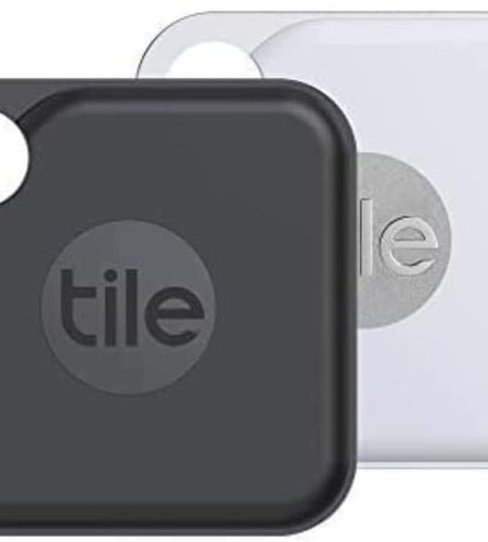 Pro (2020) 2-Pack - High Performance Bluetooth Tracker, Keys Finder and Item Locator for Keys, Bags, and More; 400 Ft Range, Water Resistance and 1 Year Replaceable Battery