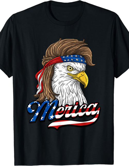 Load image into Gallery viewer, Merica - Patriotic USA Eagle of Freedom - 4Th of July T-Shirt
