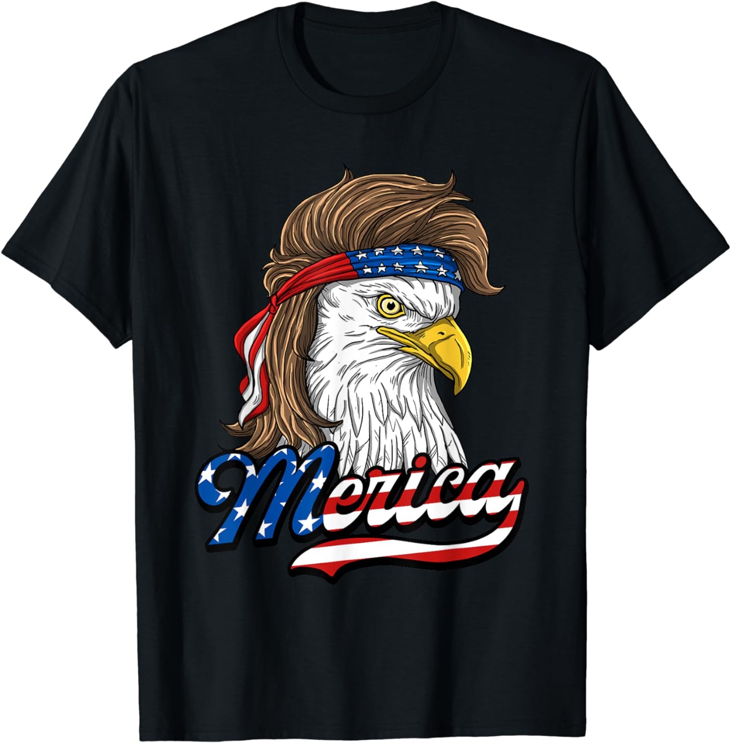 Merica - Patriotic USA Eagle of Freedom - 4Th of July T-Shirt