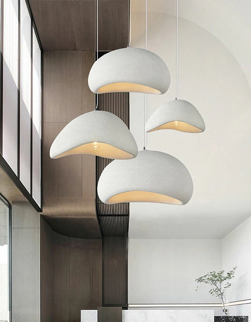 Load image into Gallery viewer, Japanese Wabi Sabi Chandelier Modern Minimalist Dining Living Room Pendant Light Bedroom Bar Designer Homestay E27 Hanghing Lamp
