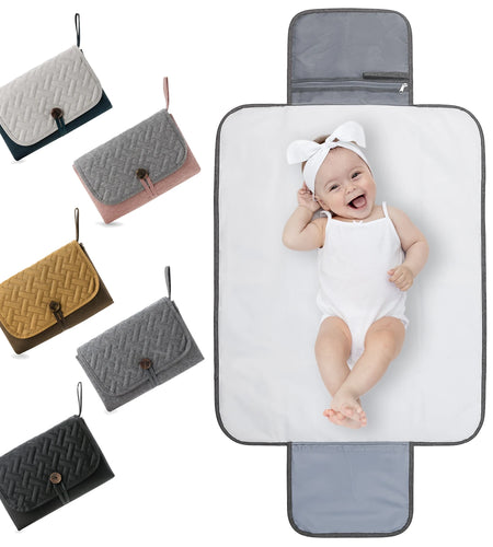 Portable Multifunction Foldable Waterproof Changing Pad Newborn Baby Diaper Changing Mat Changing Pads