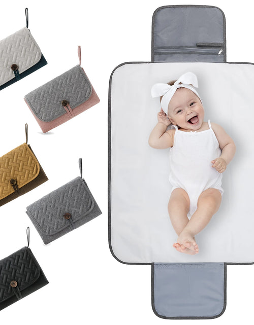 Load image into Gallery viewer, Portable Multifunction Foldable Waterproof Changing Pad Newborn Baby Diaper Changing Mat Changing Pads
