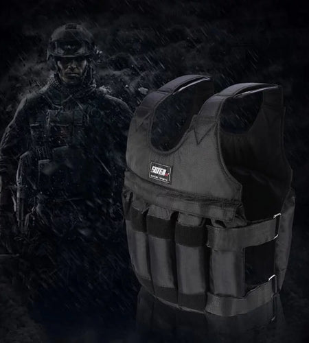 Weighted Vest for Men Workout - Adjustable Weight Vests 20Lbs/ 30Lbs/ 40Lbs/ 50Lbs/ 100Lbs Max Loading 110Lbs Workout Equipment