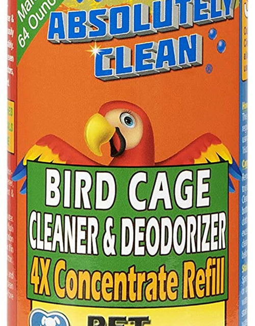 Load image into Gallery viewer, Amazing Bird Cage Cleaner and Deodorizer - Just Spray/Wipe - Safely &amp; Easily Removes Bird Messes Quickly and Easily - Made in the USA
