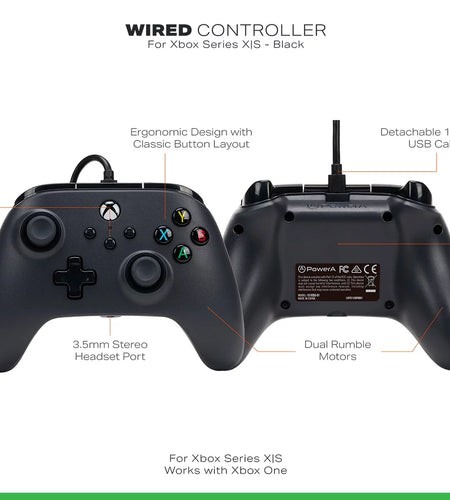 Wired Controller for Xbox Series X|S - Black